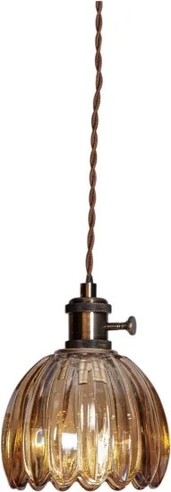 Cottex 8400100-5503 - Konnektorba dugható, kábeles függeszték NORA 1xE14/5W/230V, barna