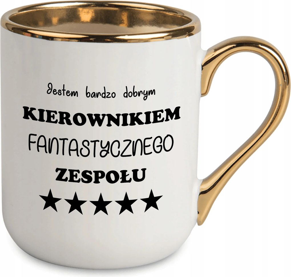 Fehér Bögre 330ml Arany Rant A Csapatvezetőnek Érdekes Minták