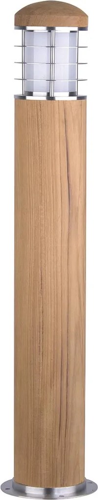 Elstead modern skandináv kültéri állólámpa sandbanks barna IP55 nikkel elsgz-poole-b