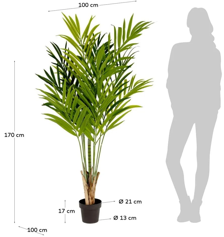 Bambusz műnövény (magasság 170 cm) – Kave Home