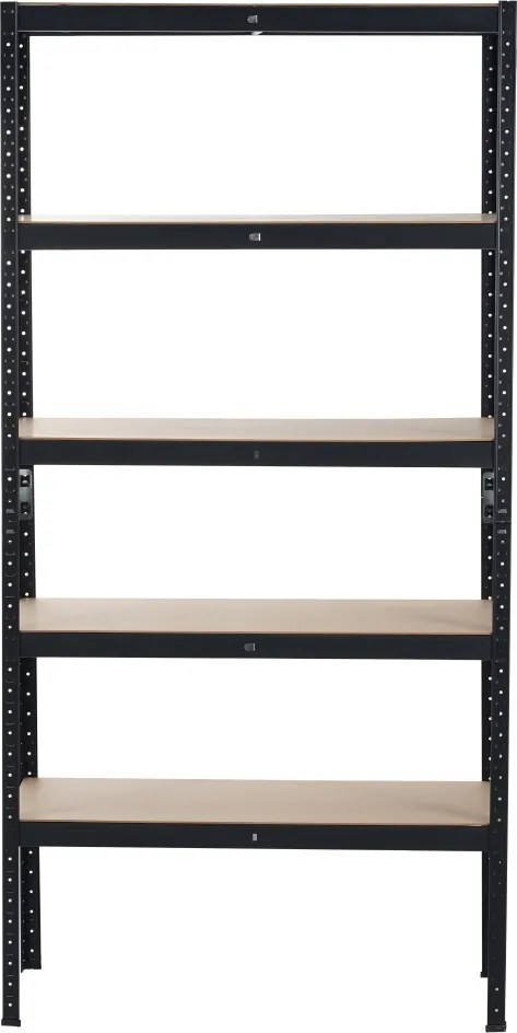 Polcállvány, tölgy/fekete, RADMAN