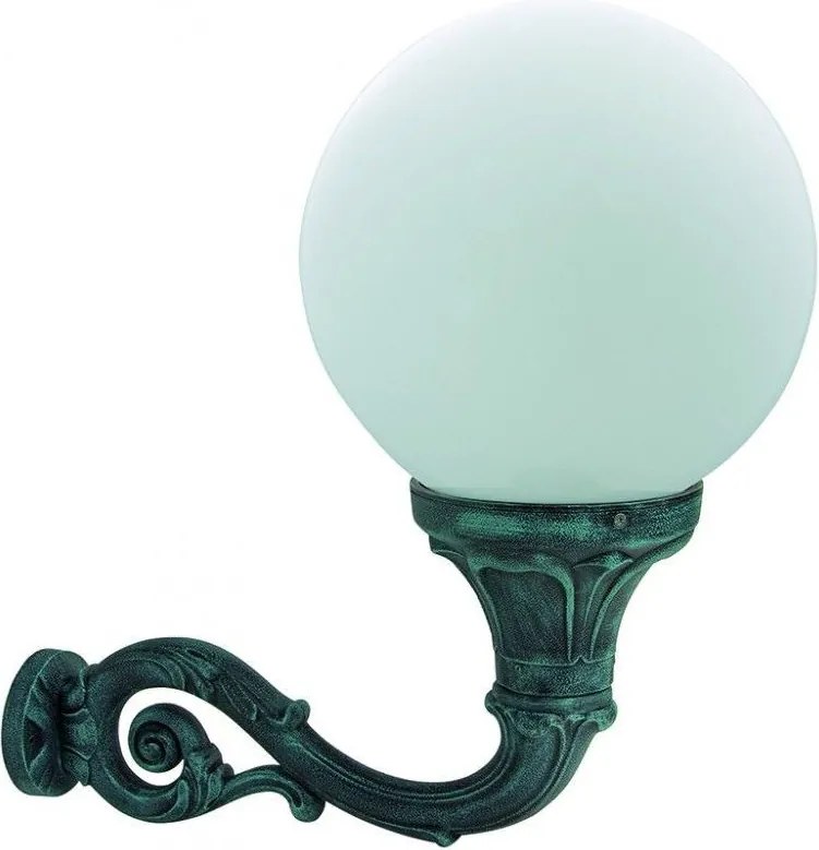 NOVOLUX 057B-G05X1A-02 INDURA GLOBO Klasszikus Kültéri Fali Lámpa Fehér, Fekete E27 IP65