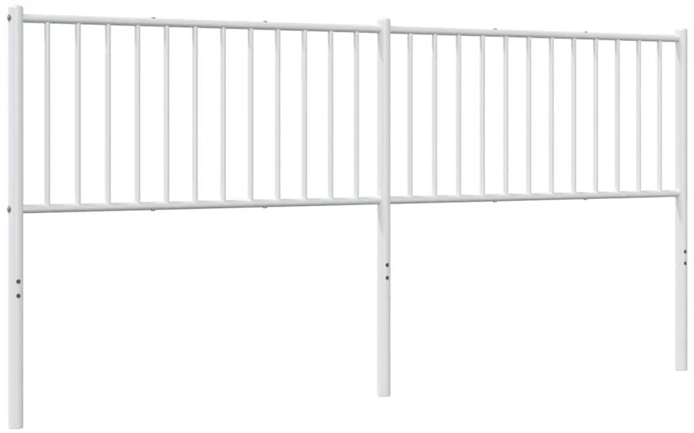 fehér fém fejtámla 193 cm