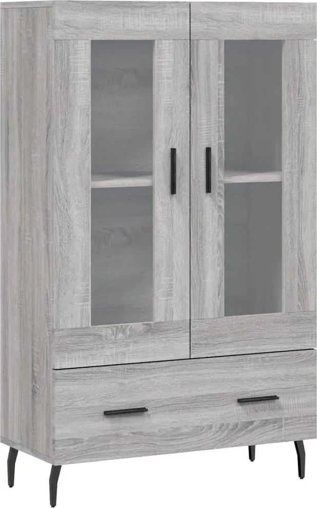 vidaXL szürke sonoma szerelt fa magasszekrény 69,5 x 31 x 115 cm
