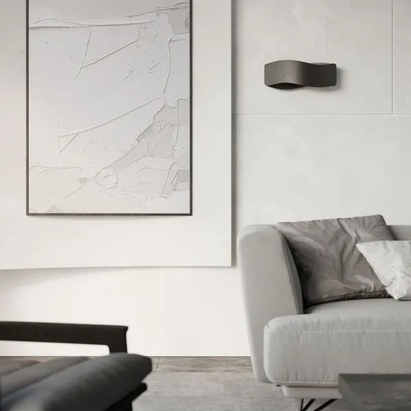 Sollux SL.1020 - Fali lámpa TILA 2xG9/40W/230V 40 cm fekete