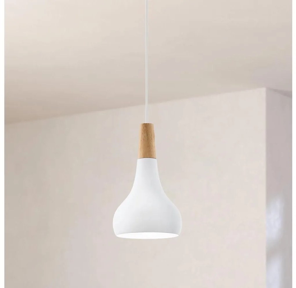 Eglo Eglo 901177-Csillár zsinóron SABINAR 1xE27/60W/230V á.18cm fehér-FSC igazolt EG901177