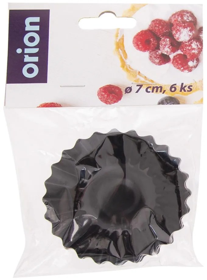 Fém tortácska sütőforma szett 6 db-os ø 7 cm – Orion