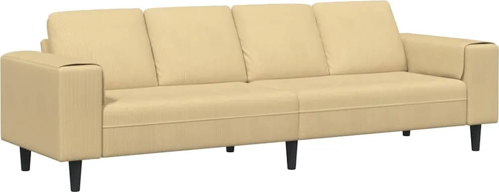 vidaXL Kanapé párnával Szürke zöld 250 x 77 x 76 cm Bársonyos szövet