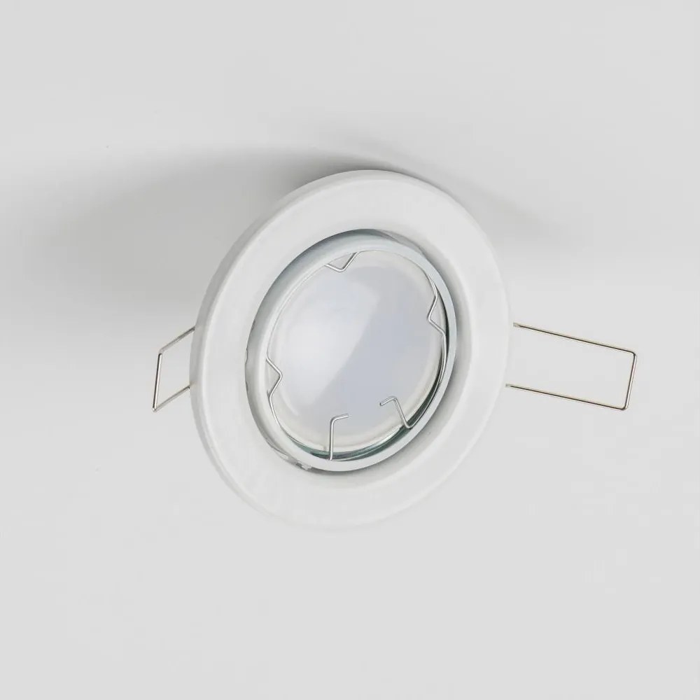 5 darabos szett fürdőszobai beépíthető spotlámpa 1xGU10/4W/230V IP23 fehér