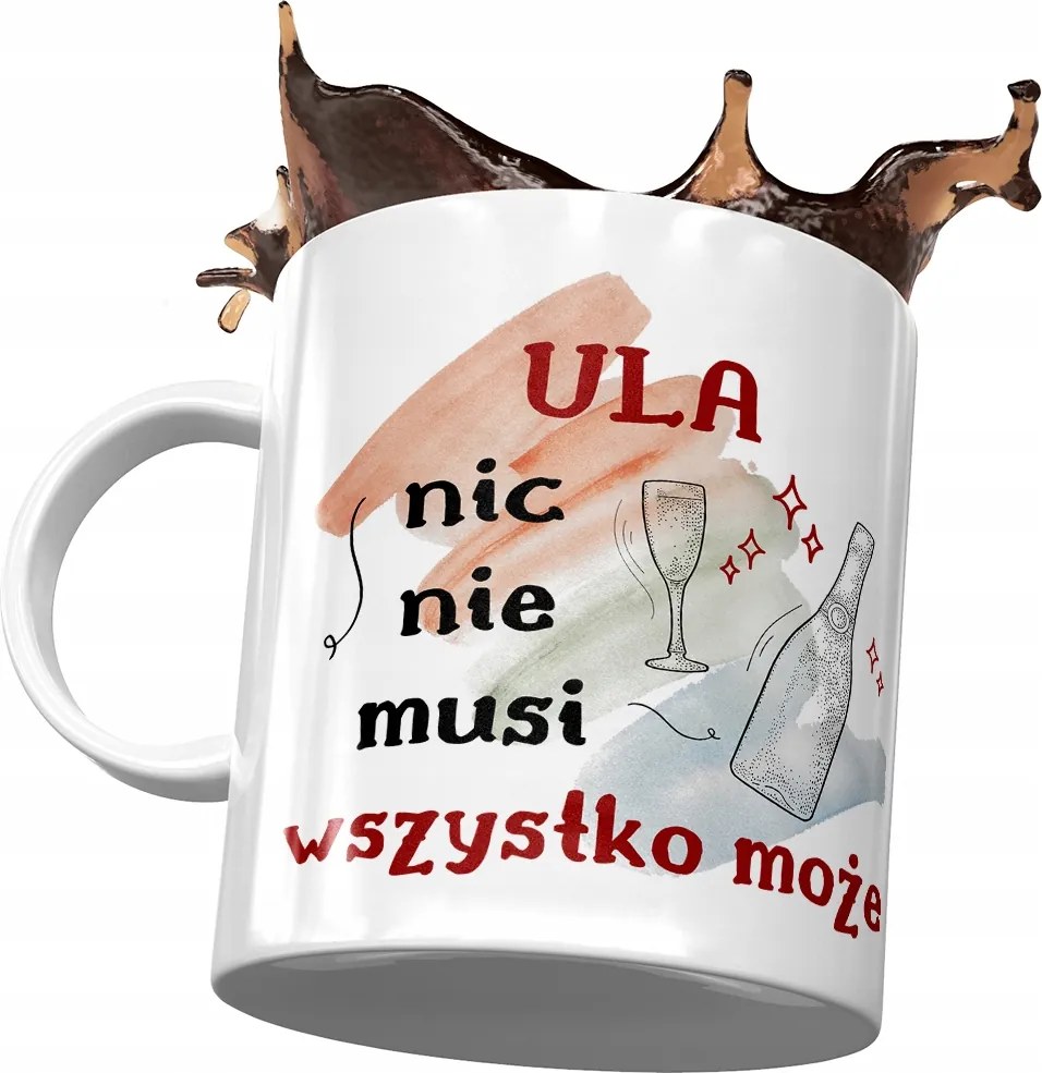 Bögre Ursula Kaptár Barátnő Feleség Nyomtatott Fotóval