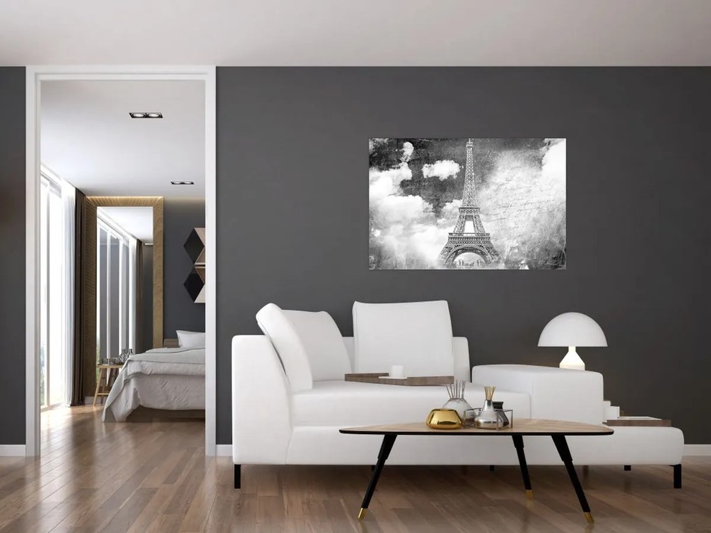 Kép - Vintage képeslap a városról N⁰3 (90x60 cm)