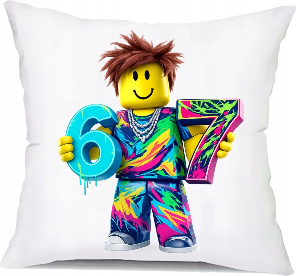 Ajándék párna 67 Hat Hét Six Seven Brainrot Barinrot Ajándék