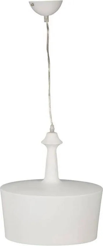 Mennyezeti lámpa, függeszték, fehér, Ø 31 cm