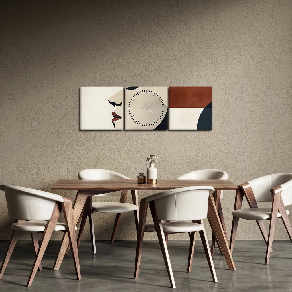 Kép - Nő profilból (órával) (90x30 cm)