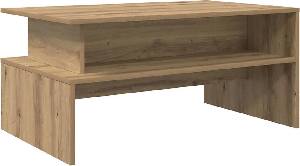 vidaXL Dohányzóasztal Artisan tölgy 90 x 55 x 42,5 cm Faanyag