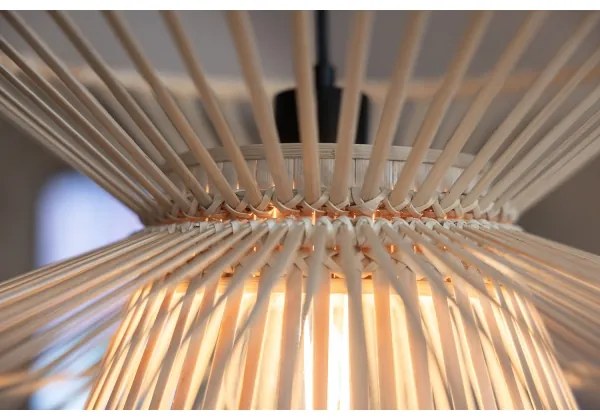 Markslöjd 108785 - Csillár zsinóron DUPLICI 1xE27/40W/230V bézs/bambusz