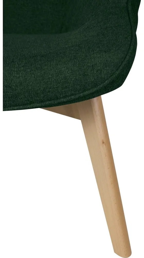 Sötétzöld fotel Niko – Ropez