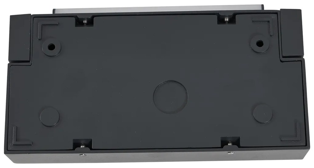 Kültéri fali lámpa fekete LED-del IP54 mozgásérzékelővel, szolár - Judge