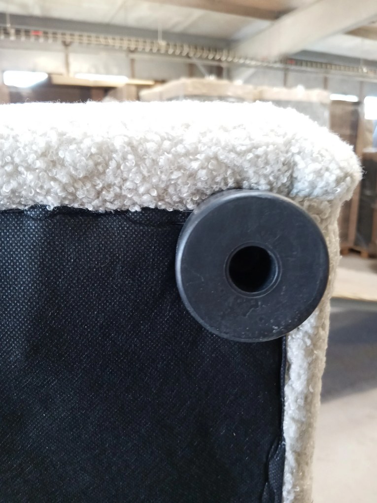 AKCIÓ Kinyitható U alakú ülőgarnitúra SMART BOUCLE 303x143 cm, sötét bézs II. osztály