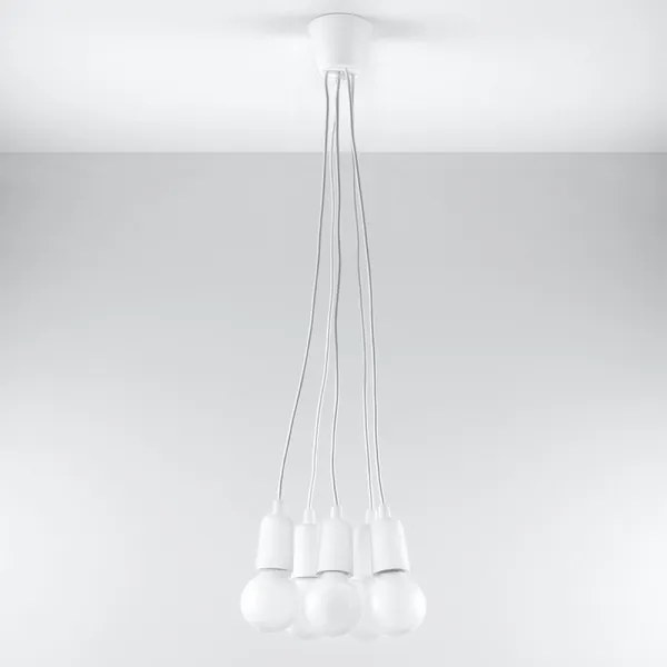 Csillár zsinóron DIEGO 5xE27/60W/230V