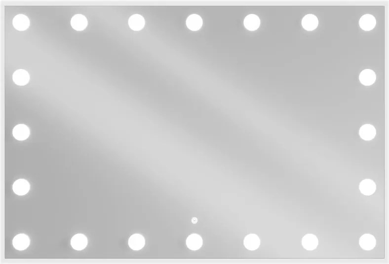 Mexen Dona LED megvilágított fürdőszobai tükör 120 x 80 cm, 6000K, páramentesítő - 9818-120-080-611-00