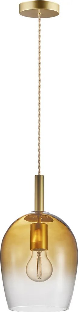 NORDLUX 2112703027 UMA Glamour Függesztett Lámpa Borostyán E27 IP20
