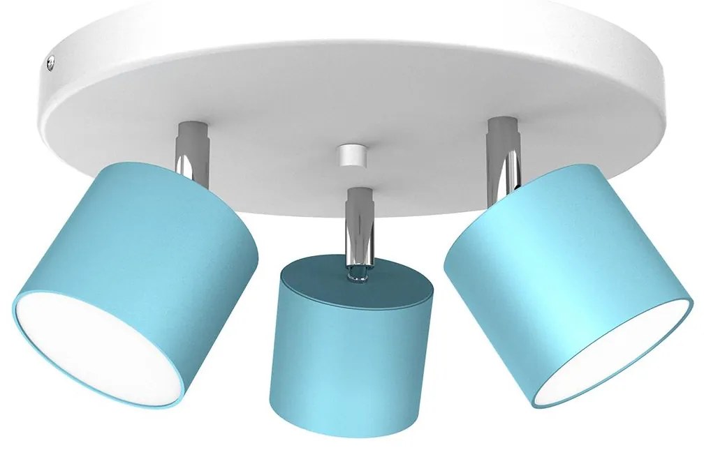 Spotlámpa DIXIE 3xGX53/11W/230V kék