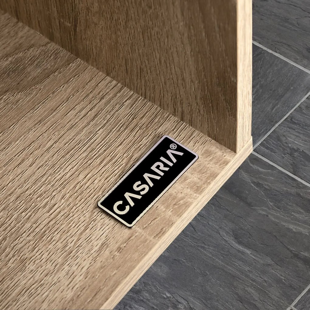 Casaria® Skylar könyvespolc 106x30x30 cm - natúr