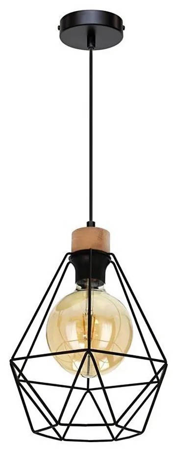 Spot-Light Spot-Light 21822104-Csillár zsinóron DIAMENT 1xE27/60W/230V tölgy SP1149