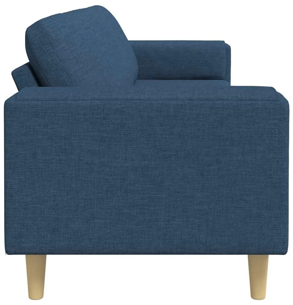 Kanapé Szett Kék szövet