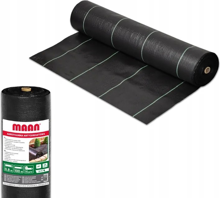 Agrotextília mulcsozáshoz (gyomok ellen) Maan fekete 80 x 10000 cm 70g/m²
