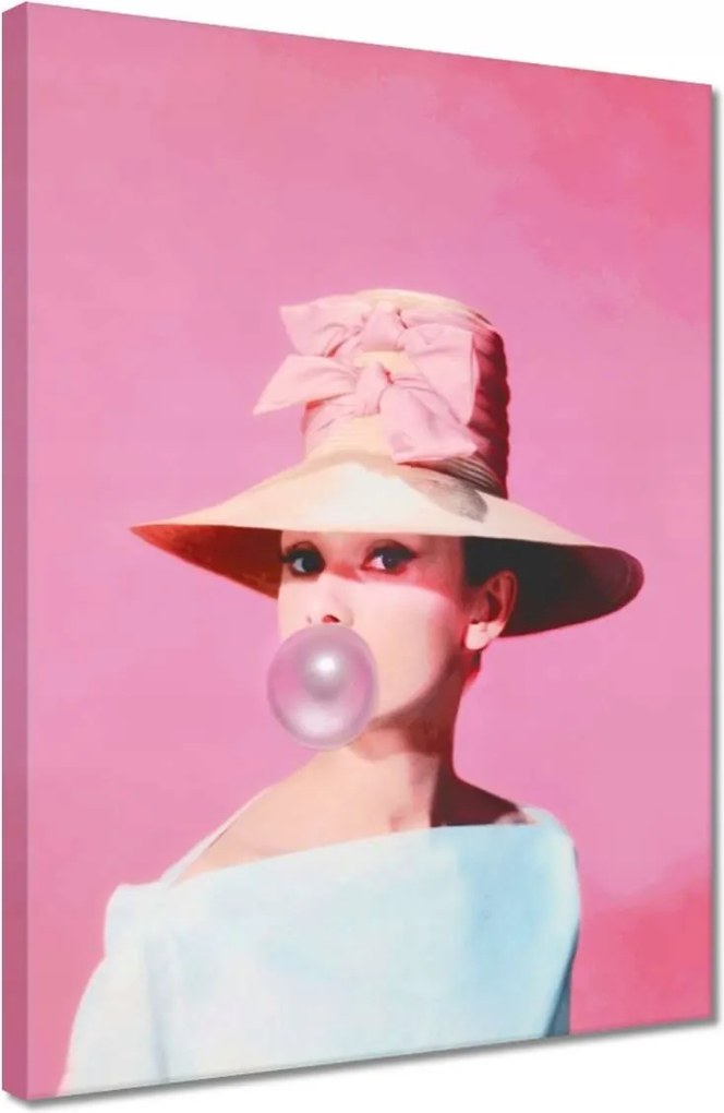 Vászonkép 30x40 Audrey Hepburn Léggömb