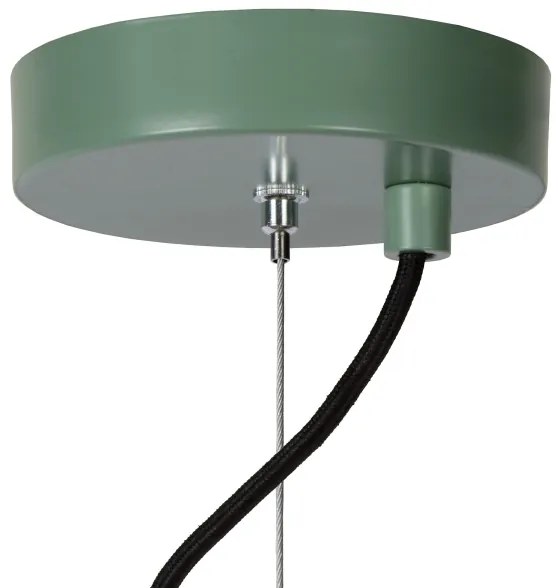 Lucide 45449/76/37 - Csillár zsinóron ELODIE 3xE27/40W/230V türkiz