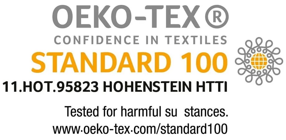 Fehér-szürkésbarna kétszemélyes hosszabbított pamut ágyneműhuzat 240x220 cm Goyave – douceur d'intérieur