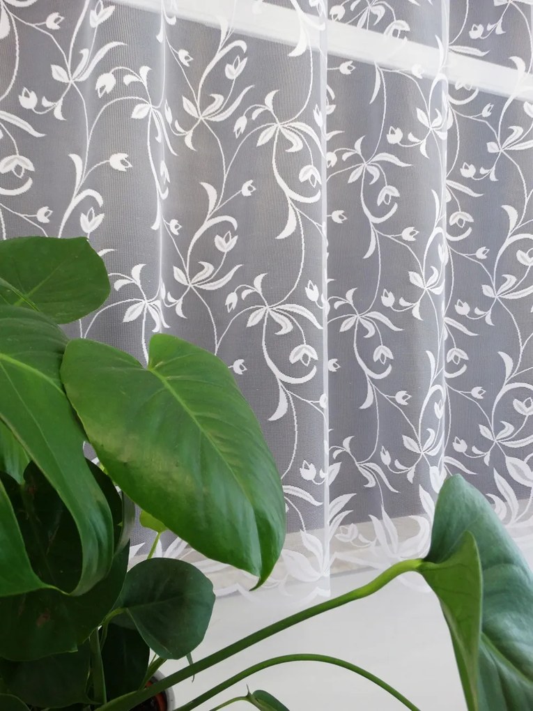 Mg Függöny 35913 Fehér 300x160cm Bt szegélyezett lengyel