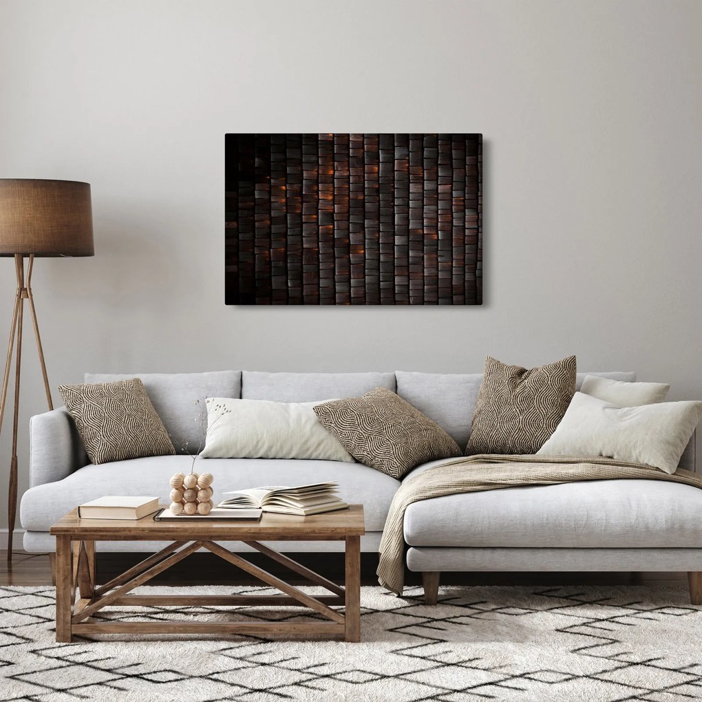 Modern absztrakt kép (90x60 cm)