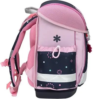 Iskolatáska, fémcsat, BELMIL Classy Midnight Butterfly, éjféli pillangó (BL40313AG73)