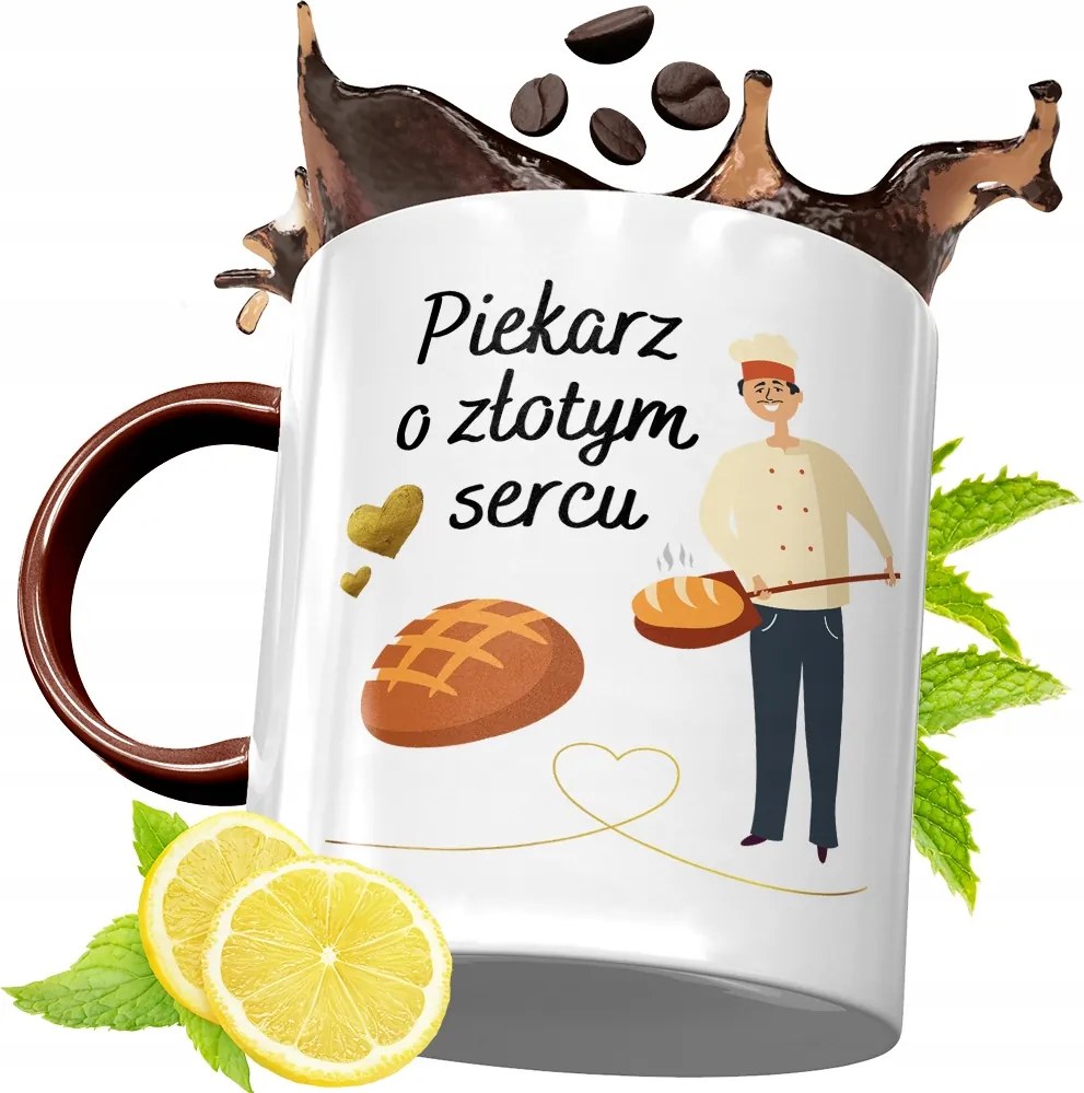 Bordó Bögre Péknek Születésnapra Ajándék fényképes nyomattal