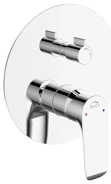 LAVEO ALEA - Podomietková sprchová batéria s prepínačom, Chróm, BLE_00PD