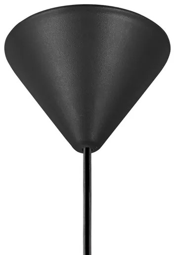 Nordlux - Csillár zsinóron DIAL 1xE27/40W/230V fekete