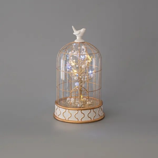 LED karácsonyi dekoráció 12xLED/3xAAA meleg fehér