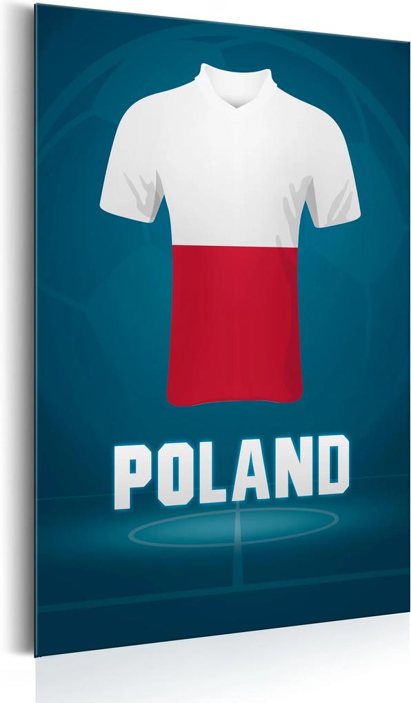 Plakát fémen - Football: Poland [Allplate]