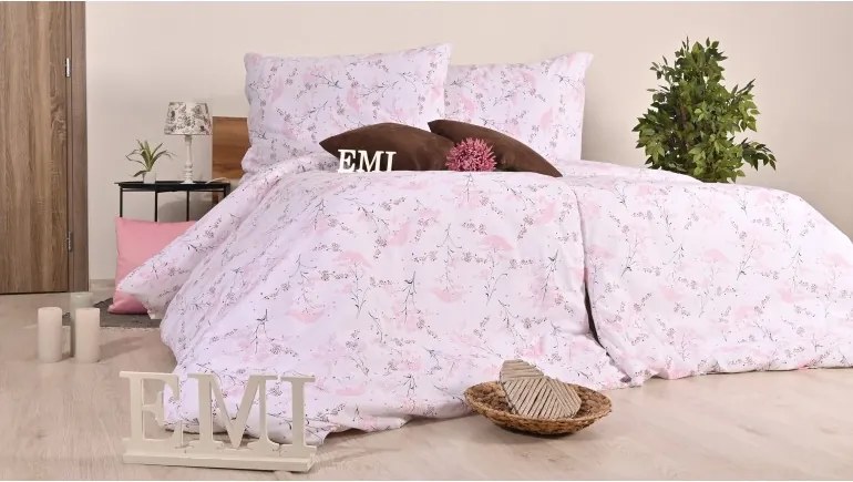 EMI Sakura pamut ágyneműhuzat, A standard egyszemélyes ágy szett tartalma: 1x 140x200 + 1x 70x90