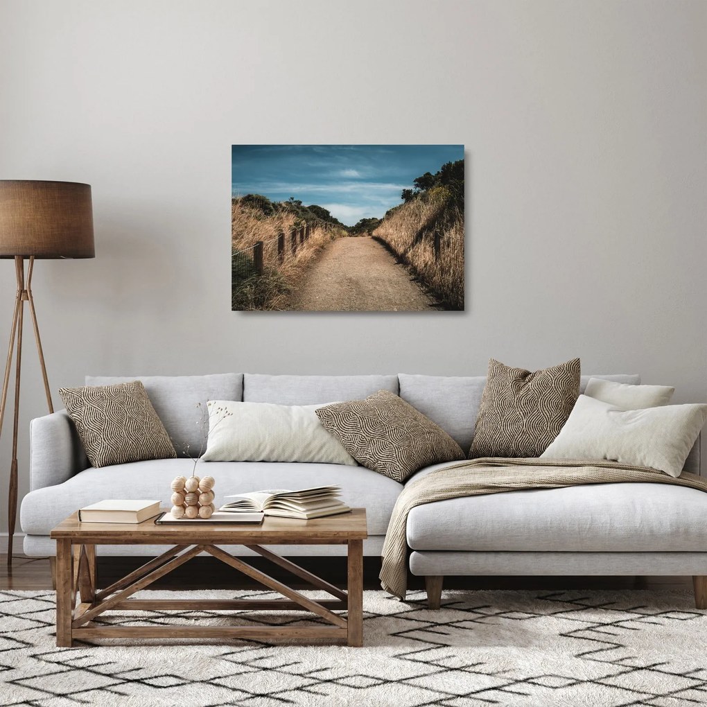 Kép - A járdán (üvegen) (70x50 cm)