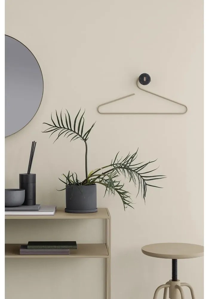Bézs fém konzolasztal 35x85 cm Fera – Blomus