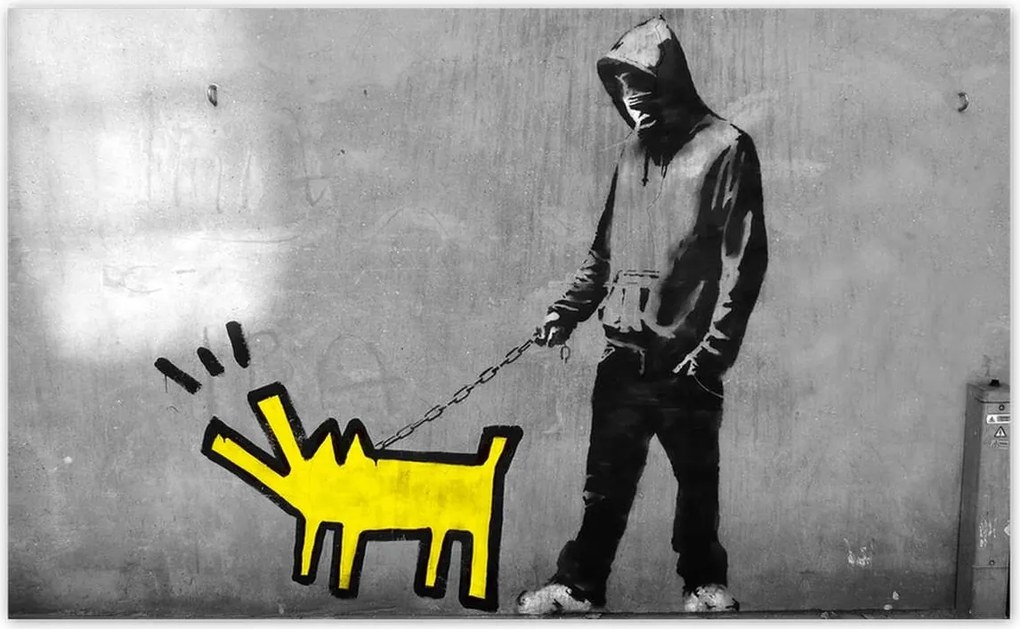Fotótapéták 416x254 Banksy kutyus