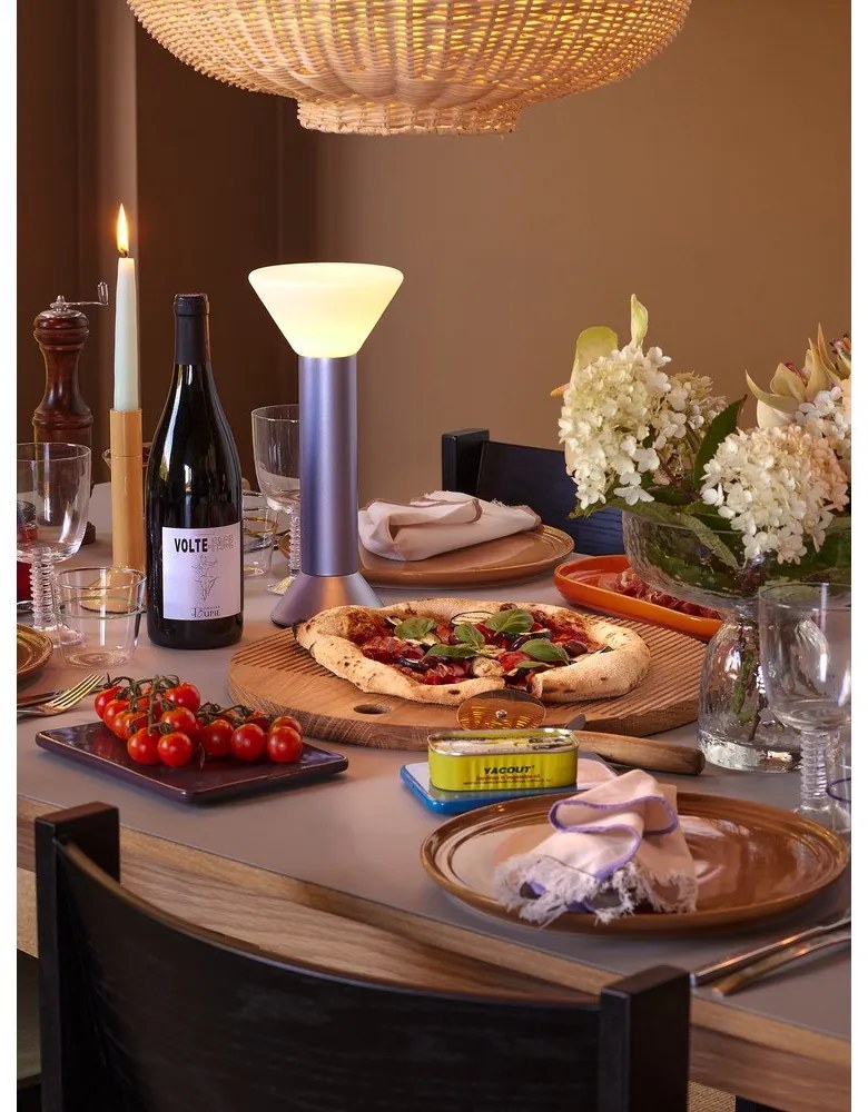 Lila dimmelhető asztali lámpa (magasság 30 cm) Flash – Hübsch