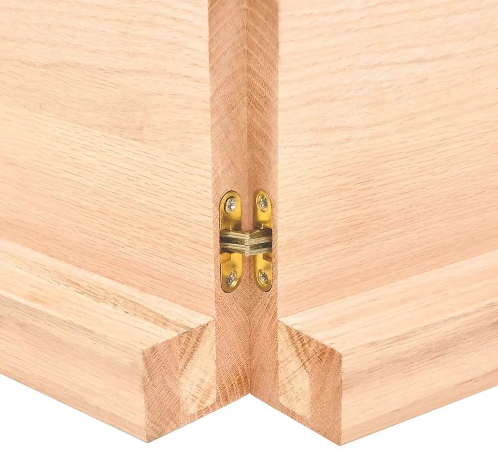 kezeletlen tömör fa asztallap 120x50x(2-6) cm