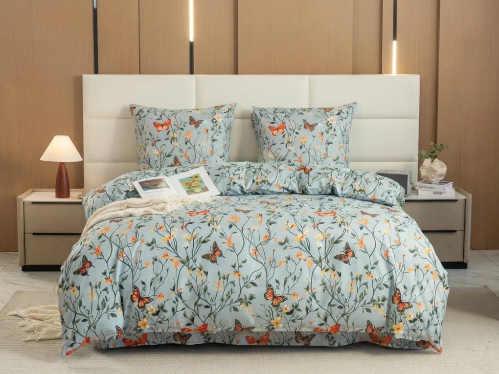 Mikroszálas ágyneműhuzat MONARCH WINGS világoskék Ágyneműhuzat mérete: 70 x 90 cm | 140 x 220 cm