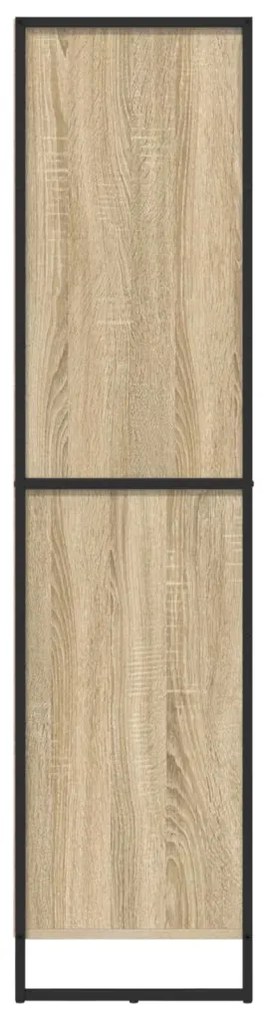 Széf fiókkal 2 pcs Sonoma 81 x 36 x 150.5 cm Faanyag